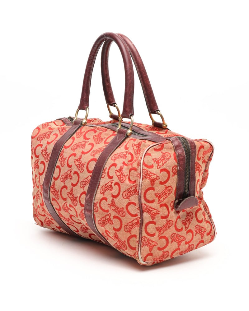 Celine Céline C Macadam Boston Bag