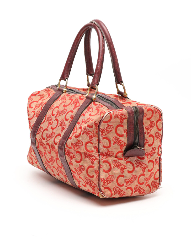 Celine Céline C Macadam Boston Bag