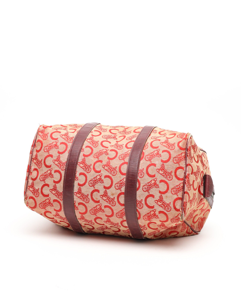 Celine Céline C Macadam Boston Bag