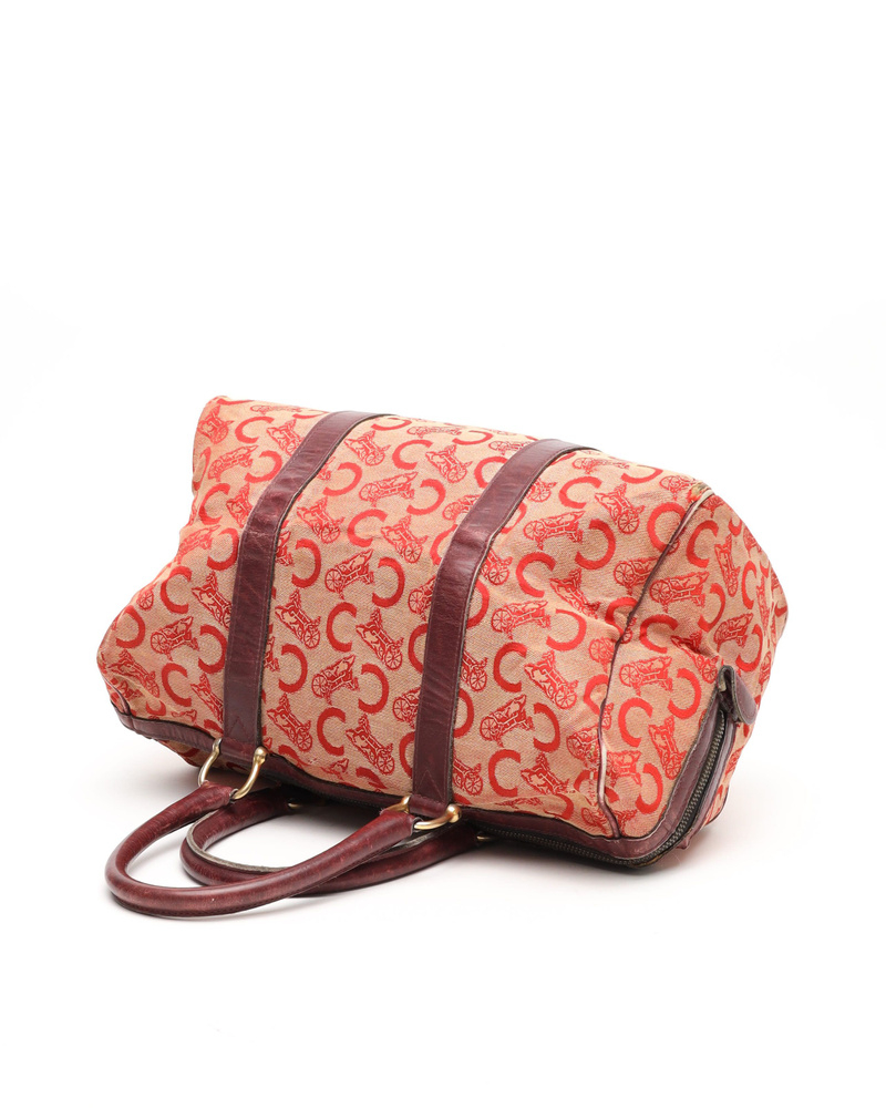 Celine Céline C Macadam Boston Bag