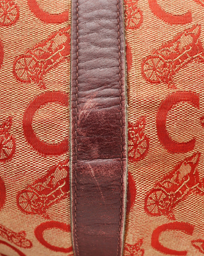 Celine Céline C Macadam Boston Bag