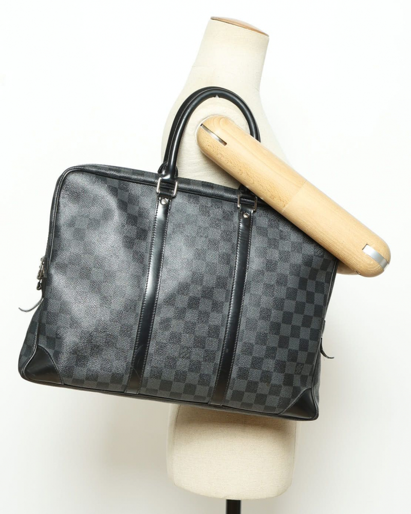 Louis Vuitton Damier Graphite Porte Documents Voyages Bag