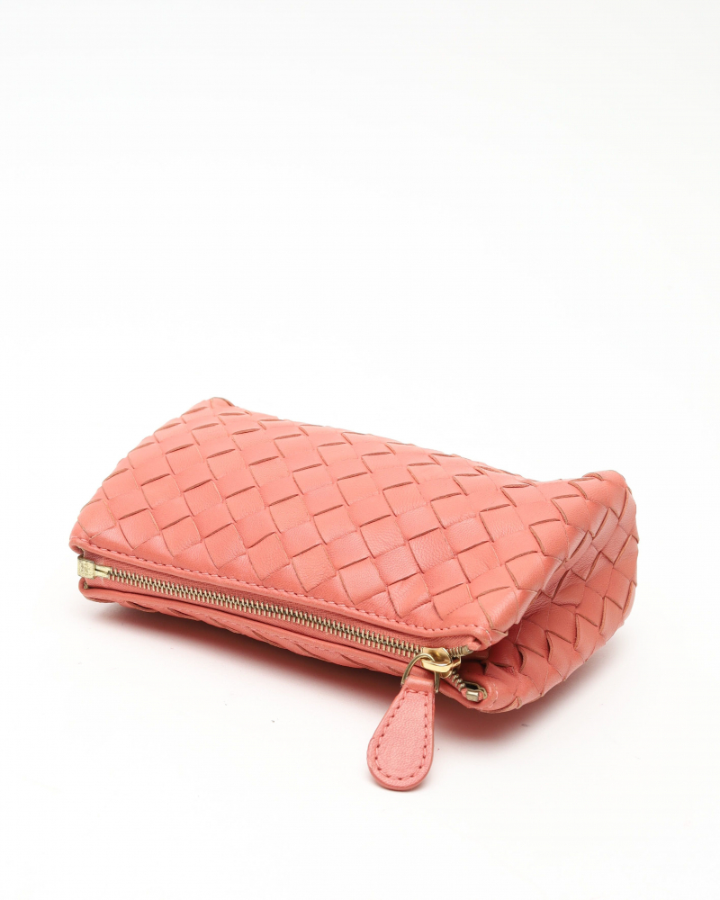 Bottega Veneta Intrecciato Leather Toiletry Pouch