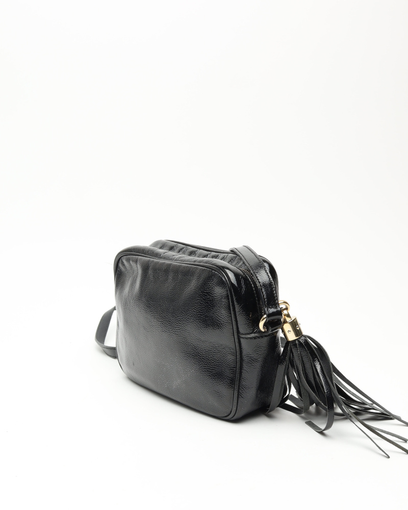 Gucci Patent Soho Disco Camera Bag