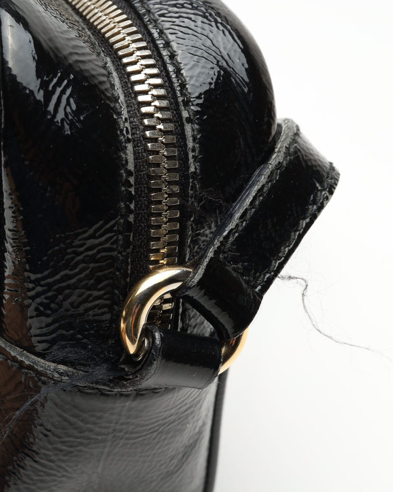 Gucci Patent Soho Disco Camera Bag