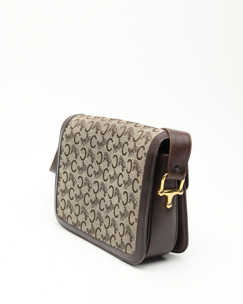 Celine Céline C Macadam Shoulder Bag