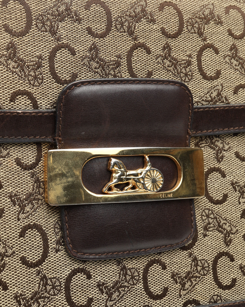 Celine Céline C Macadam Shoulder Bag