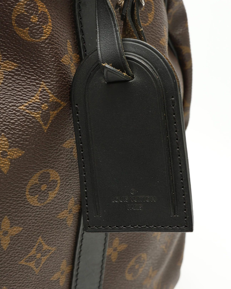 Louis Vuitton Monogram Macassar Keepall Bandoulière 55 Weekend Bag