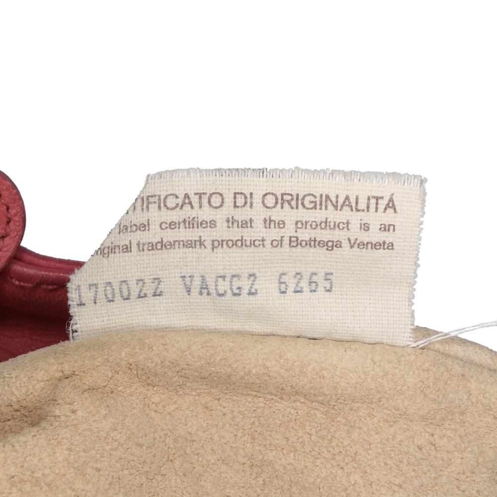 Bottega Veneta B Bottega Veneta Pink Blush Calf Leather Intrecciato Crossbody Italy