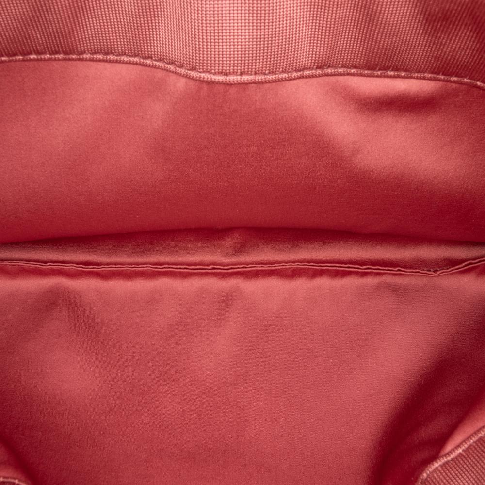 Bottega Veneta AB Bottega Veneta Pink Canvas Fabric Intrecciato Buckle Flap Handbag Italy