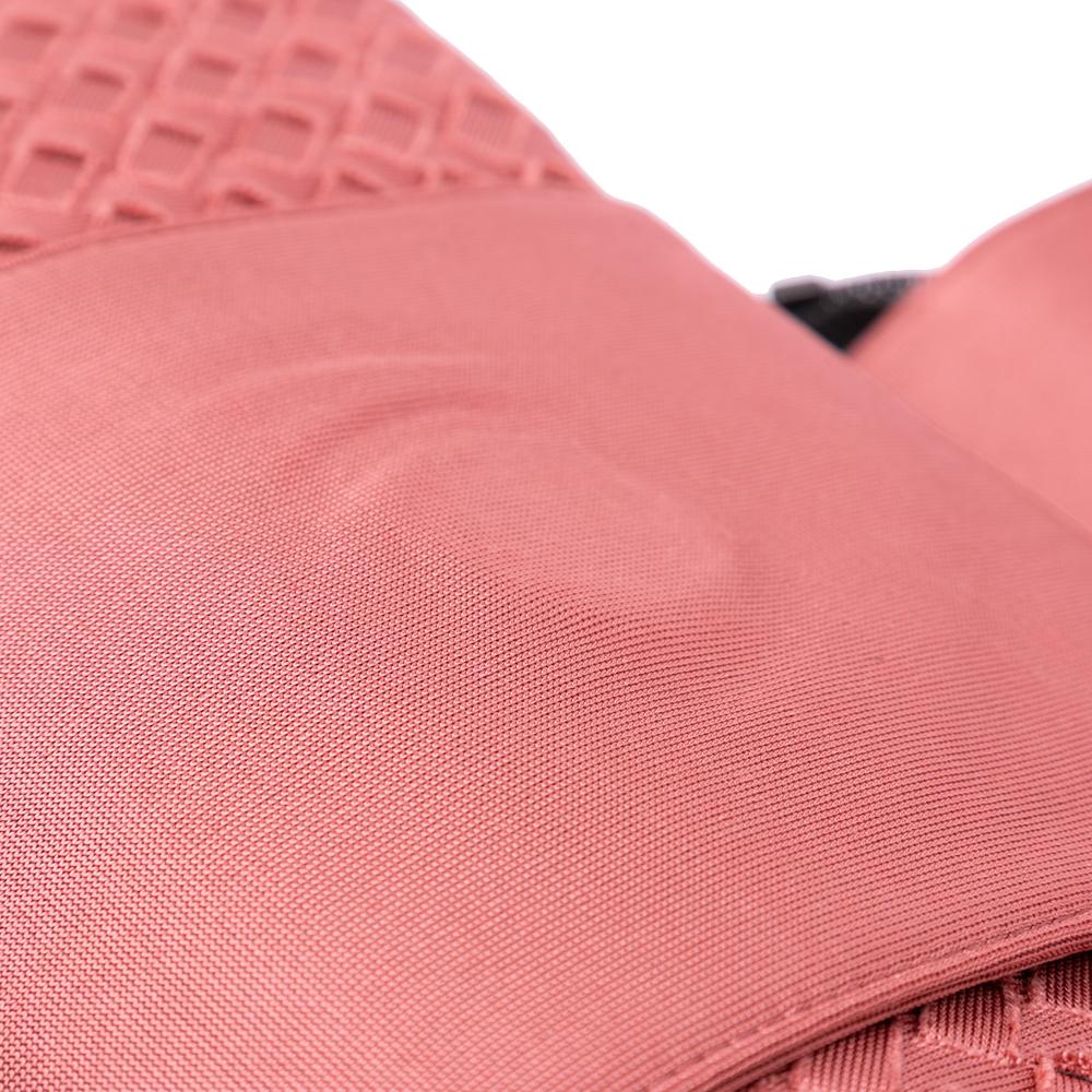 Bottega Veneta AB Bottega Veneta Pink Canvas Fabric Intrecciato Buckle Flap Handbag Italy