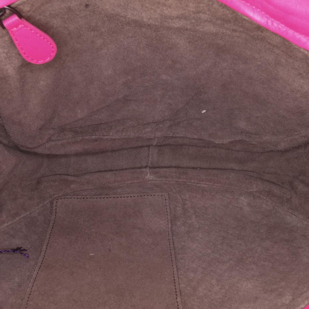 Bottega Veneta B Bottega Veneta Pink Hot Pink Nappa Leather Leather Nappa Intrecciato Flap Crossbody Italy