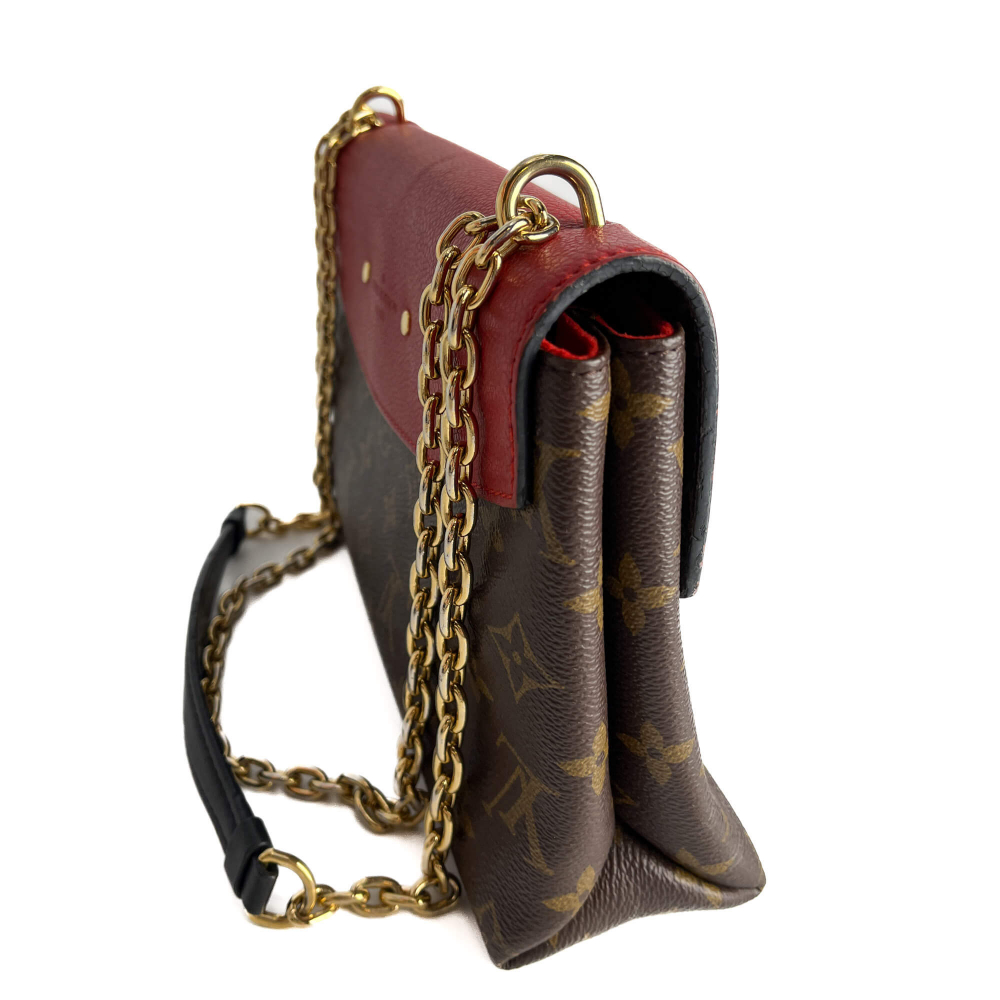 Louis Vuitton Saint Placide Leather Flap Crossbody Monogram