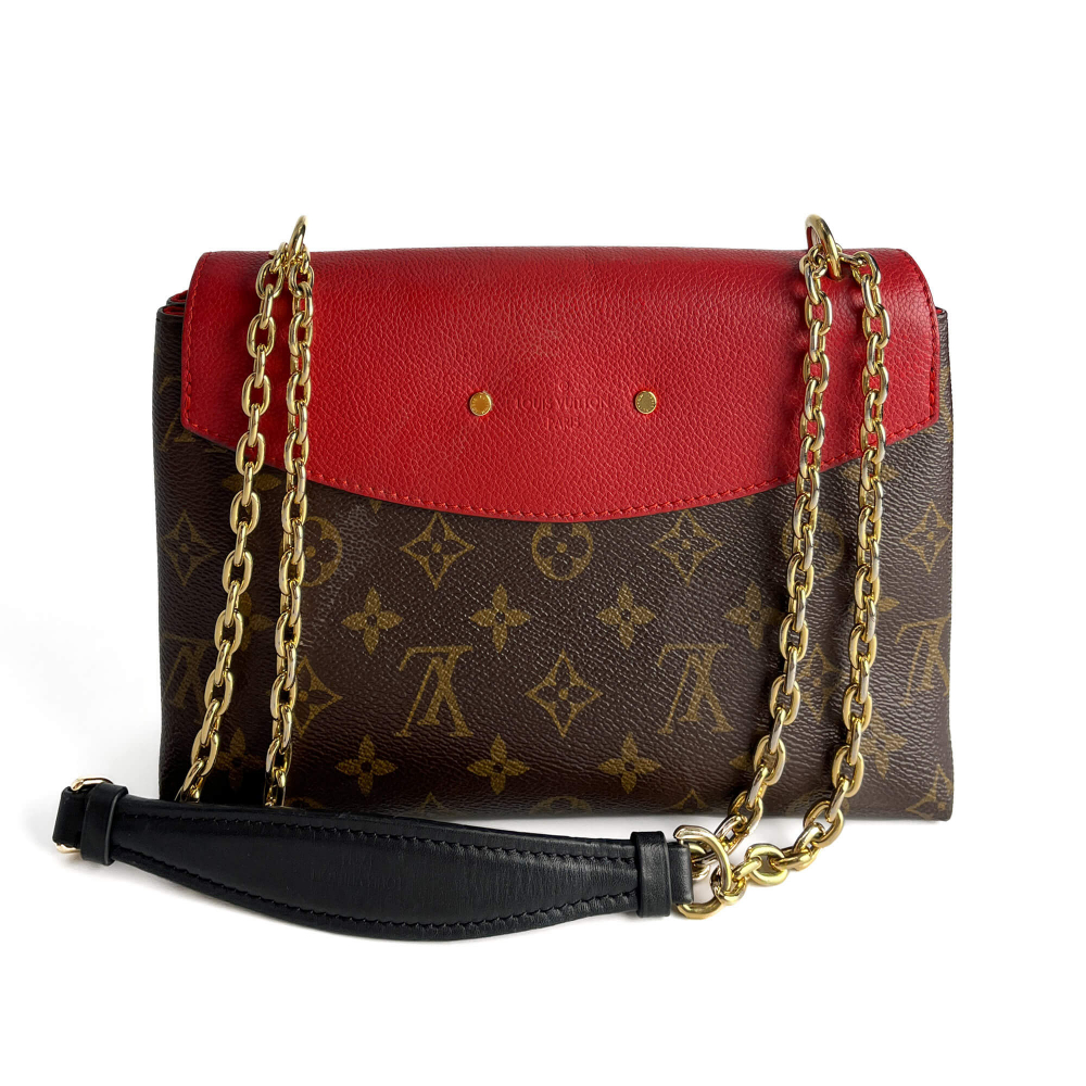 Louis Vuitton Saint Placide Leather Flap Crossbody Monogram