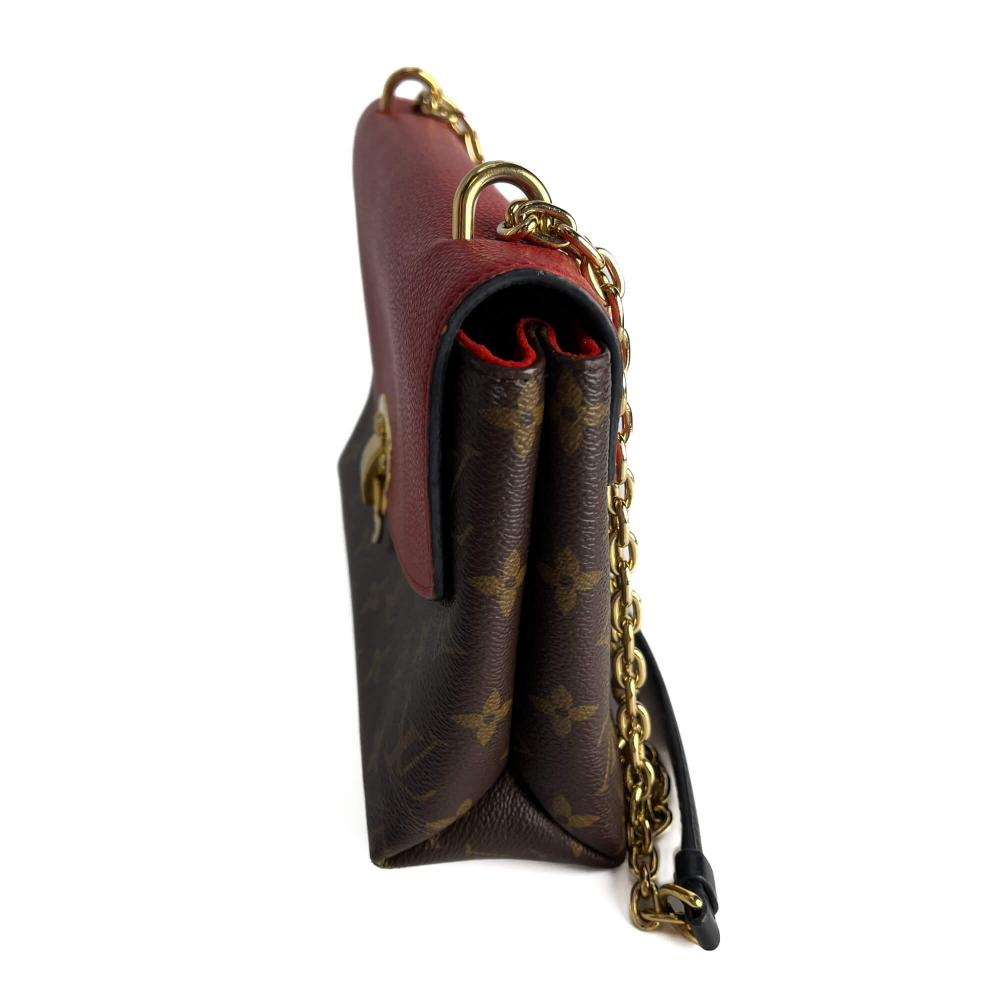 Louis Vuitton Saint Placide Leather Flap Crossbody Monogram