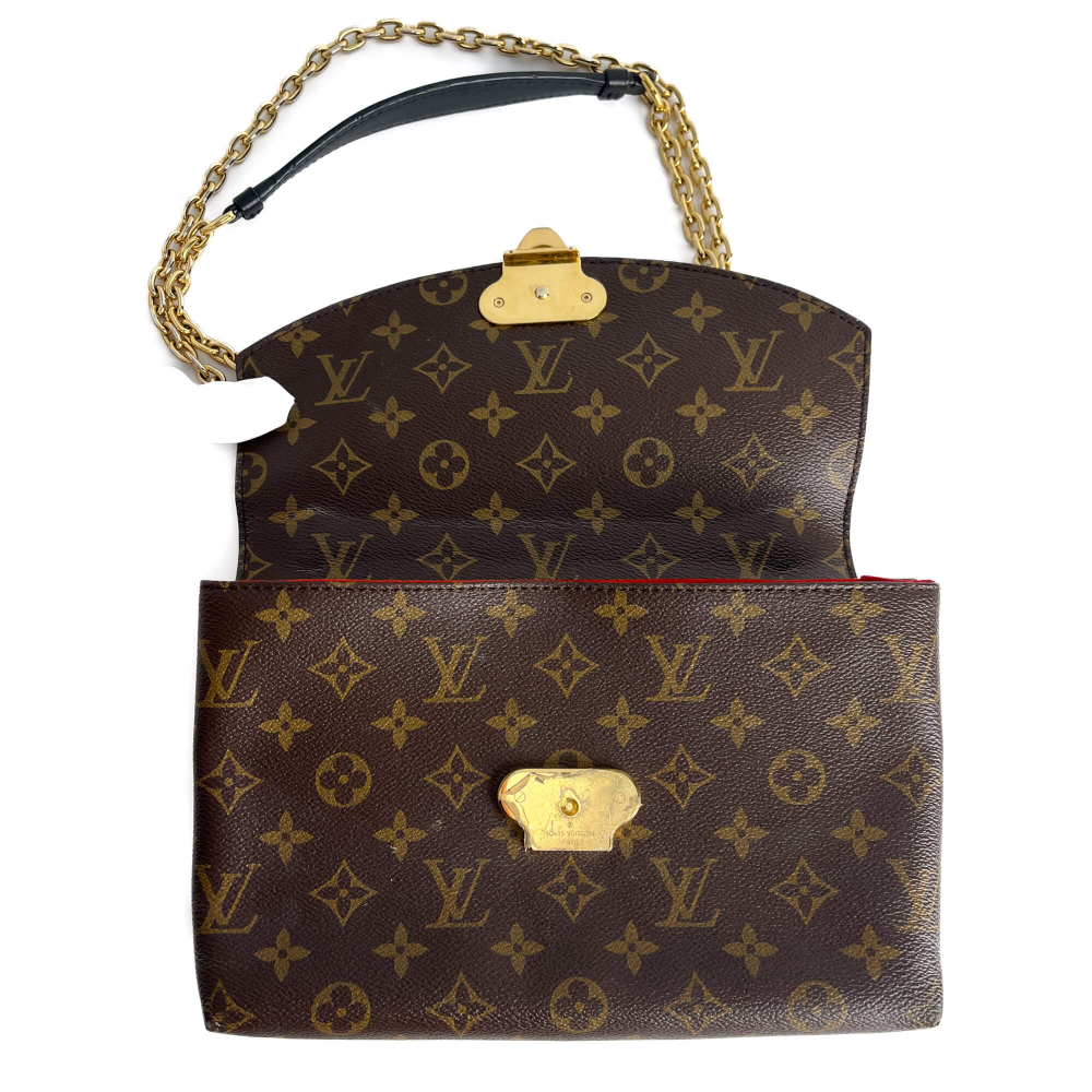 Louis Vuitton Saint Placide Leather Flap Crossbody Monogram