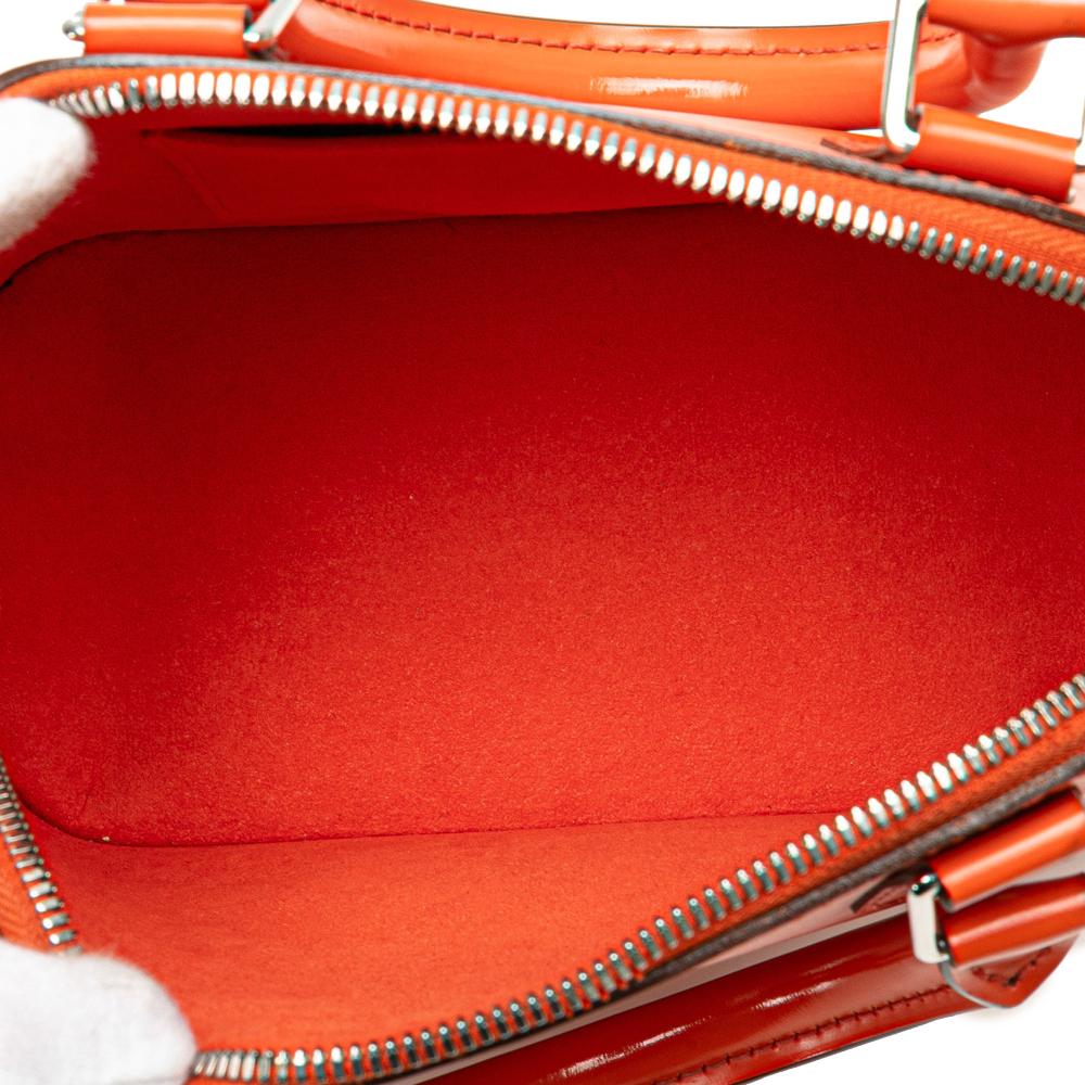 Louis Vuitton B Louis Vuitton Orange Dark Orange Epi Leather Leather Epi Alma BB France