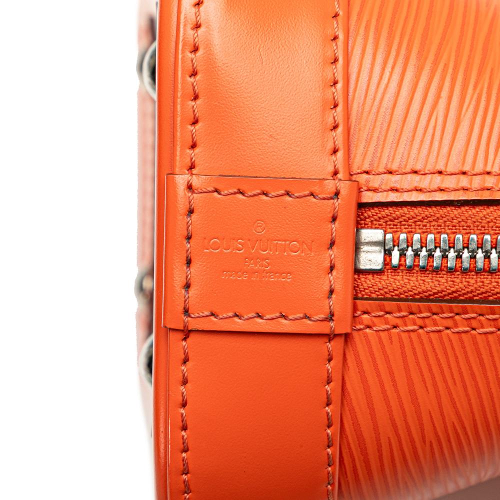Louis Vuitton B Louis Vuitton Orange Dark Orange Epi Leather Leather Epi Alma BB France