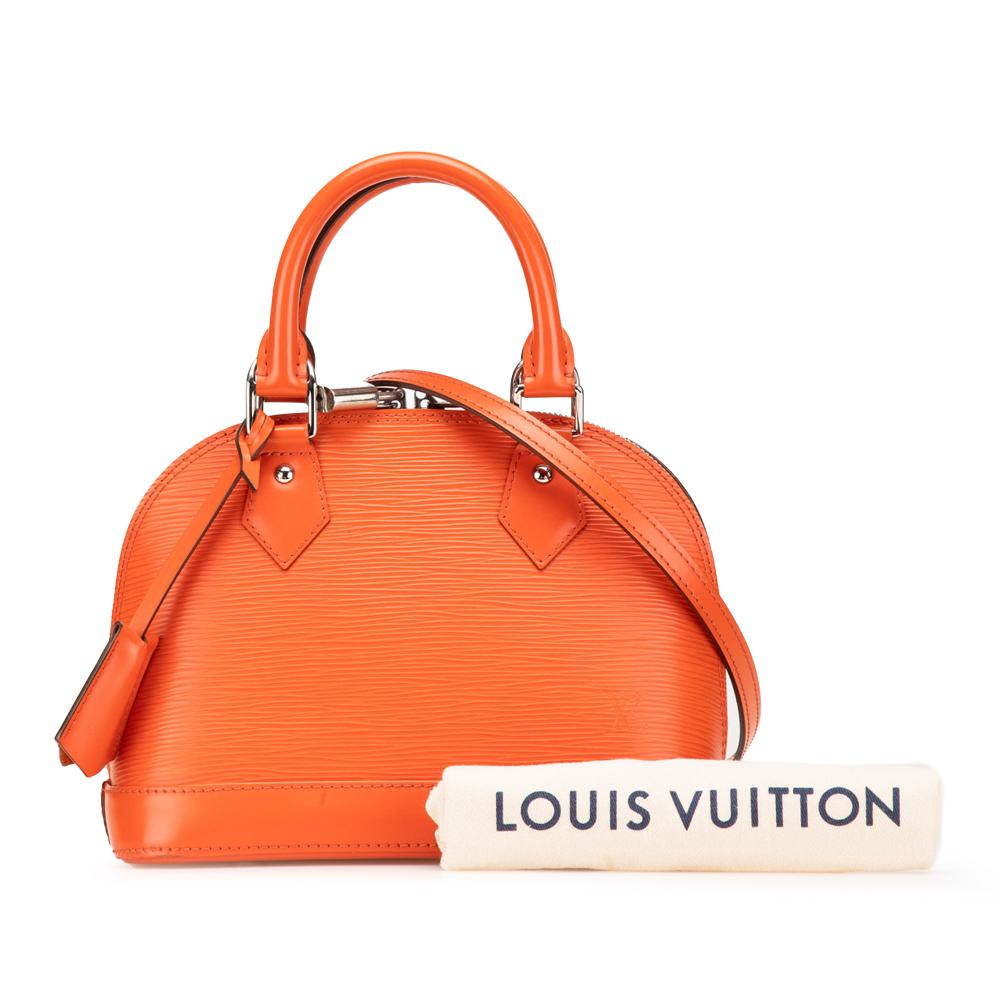 Louis Vuitton B Louis Vuitton Orange Dark Orange Epi Leather Leather Epi Alma BB France