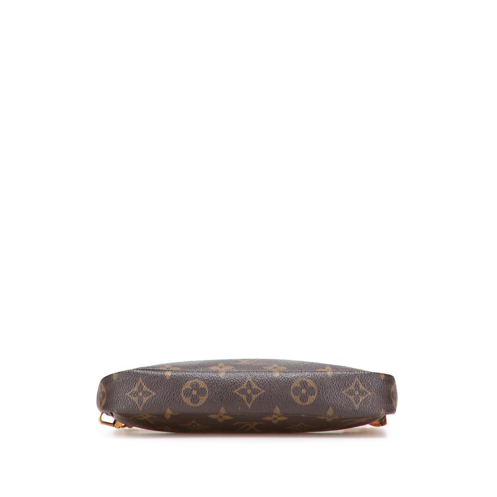 Louis Vuitton B Louis Vuitton Brown Monogram Canvas Fabric Monogram Pochette Accessoires France