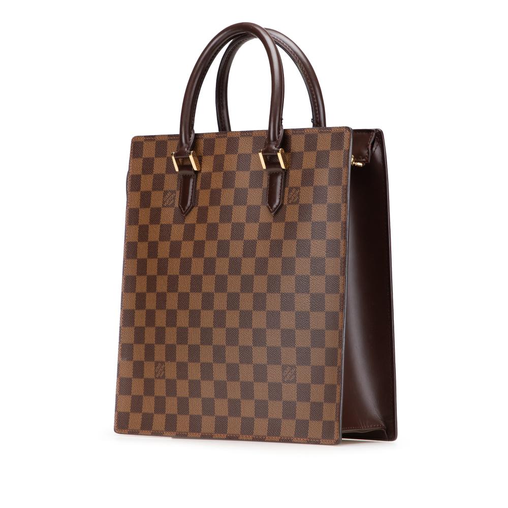 Louis Vuitton B Louis Vuitton Brown Damier Canvas Canvas Damier Ebene Venice Sac Plat France