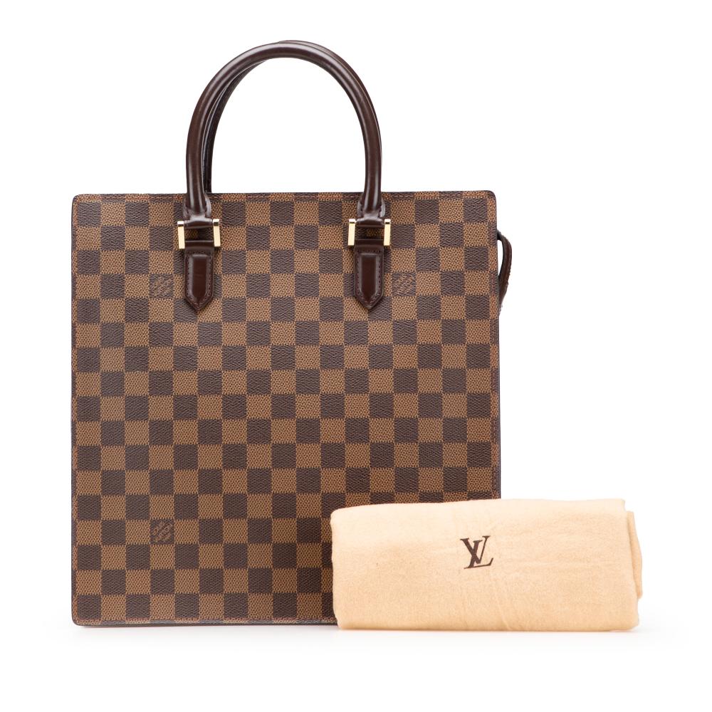 Louis Vuitton B Louis Vuitton Brown Damier Canvas Canvas Damier Ebene Venice Sac Plat France