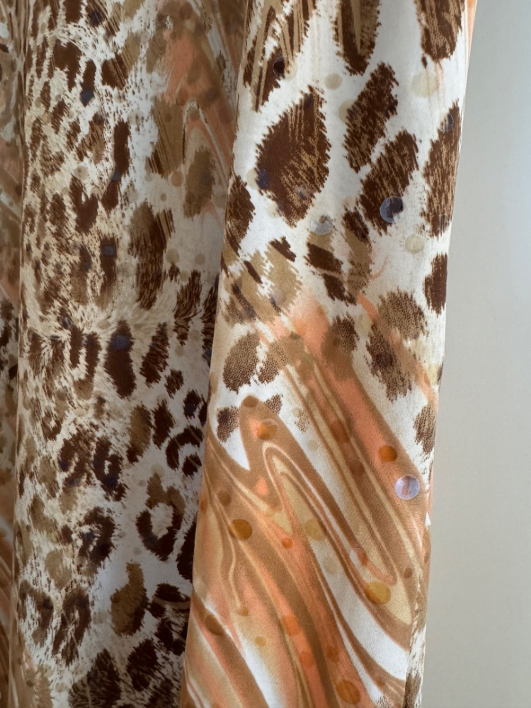 La Perla Verdeluna Day lightweight Lamé Dress