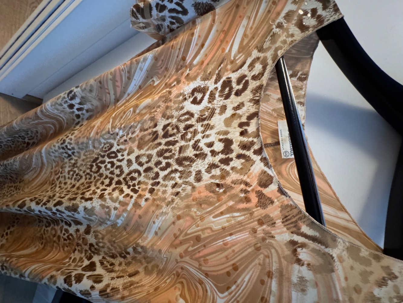 La Perla Verdeluna Day lightweight Lamé Dress