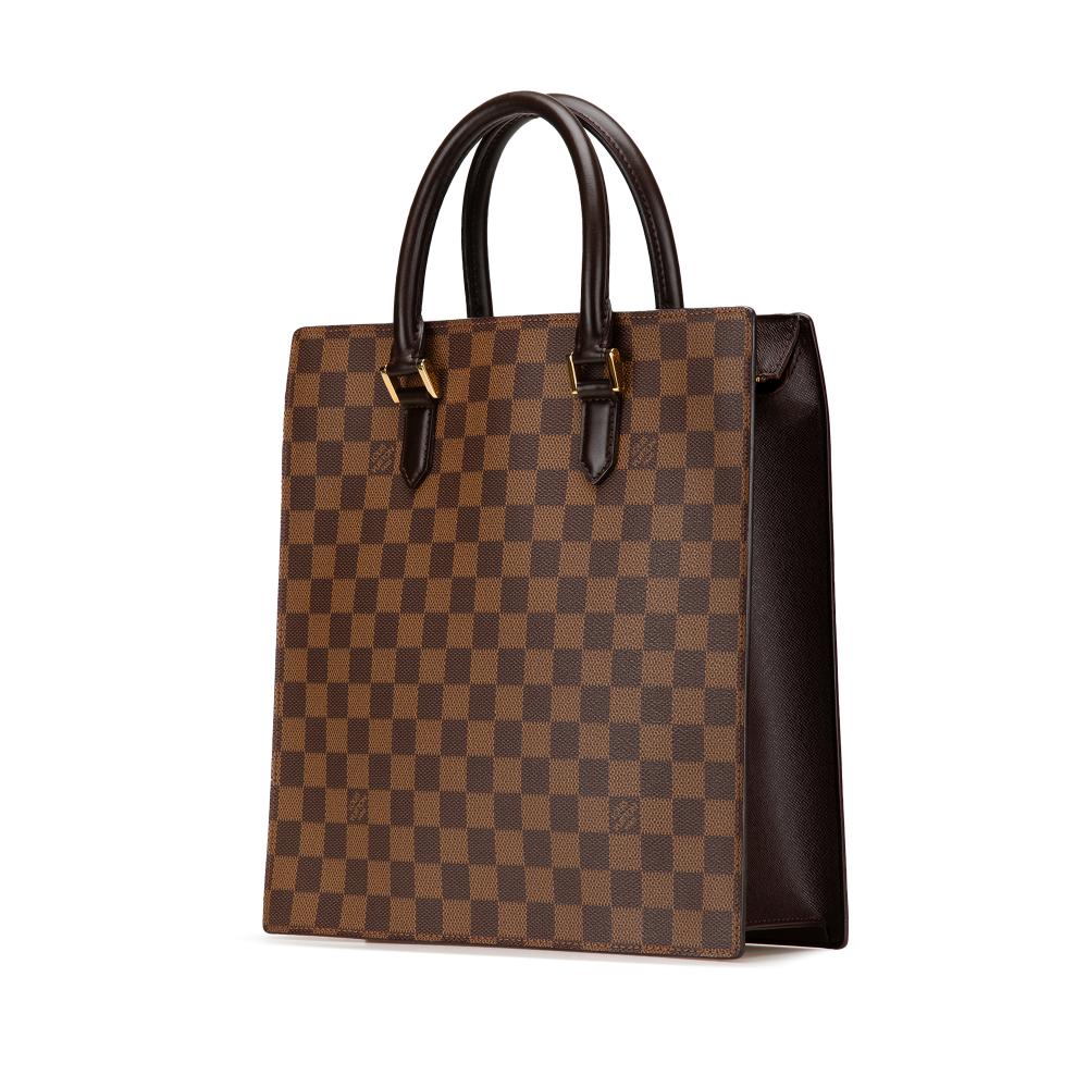Louis Vuitton B Louis Vuitton Brown Damier Canvas Canvas Damier Ebene Venice Sac Plat France