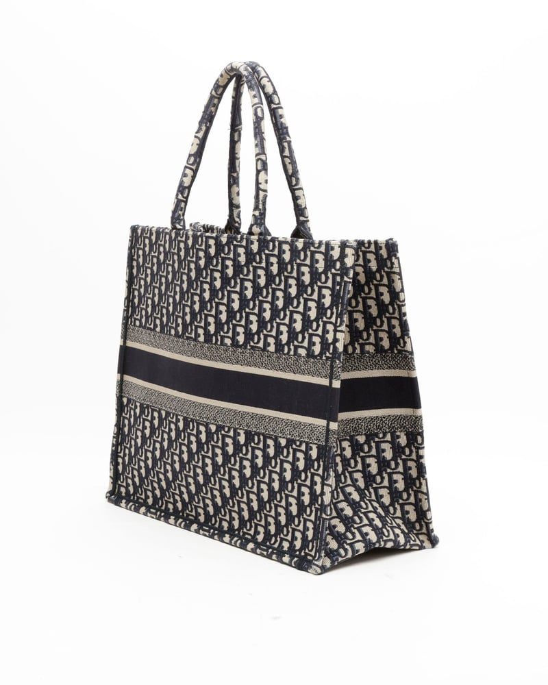 Christian Dior Medium Oblique Book Tote Bag