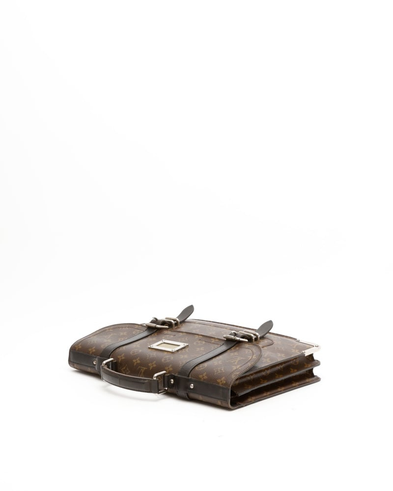Louis Vuitton Monogram Macassar Larry Business Bag