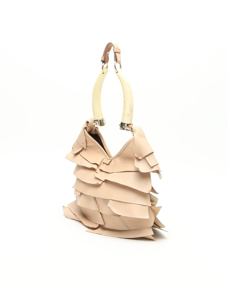 Saint Laurent St Tropez Mombasa Ruffle Bag