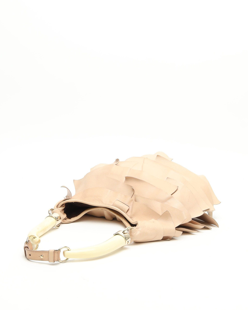 Saint Laurent St Tropez Mombasa Ruffle Bag