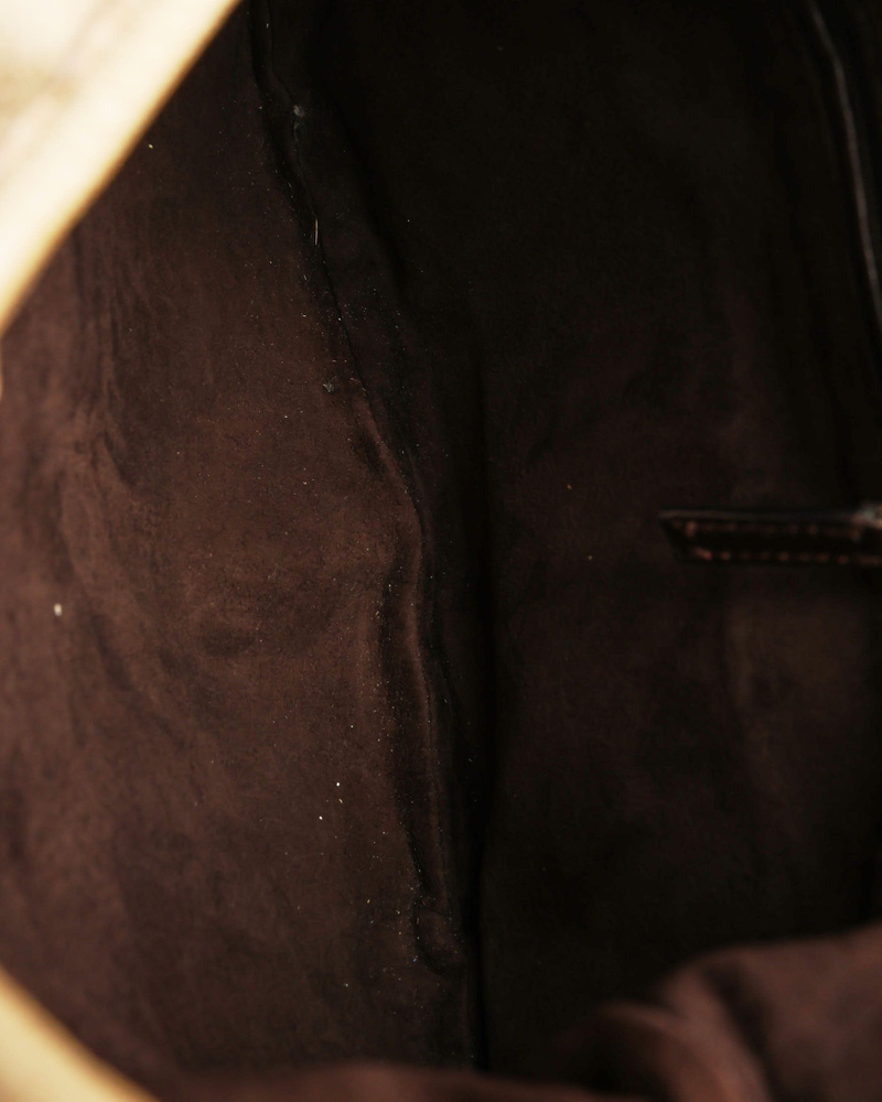 Saint Laurent St Tropez Mombasa Ruffle Bag