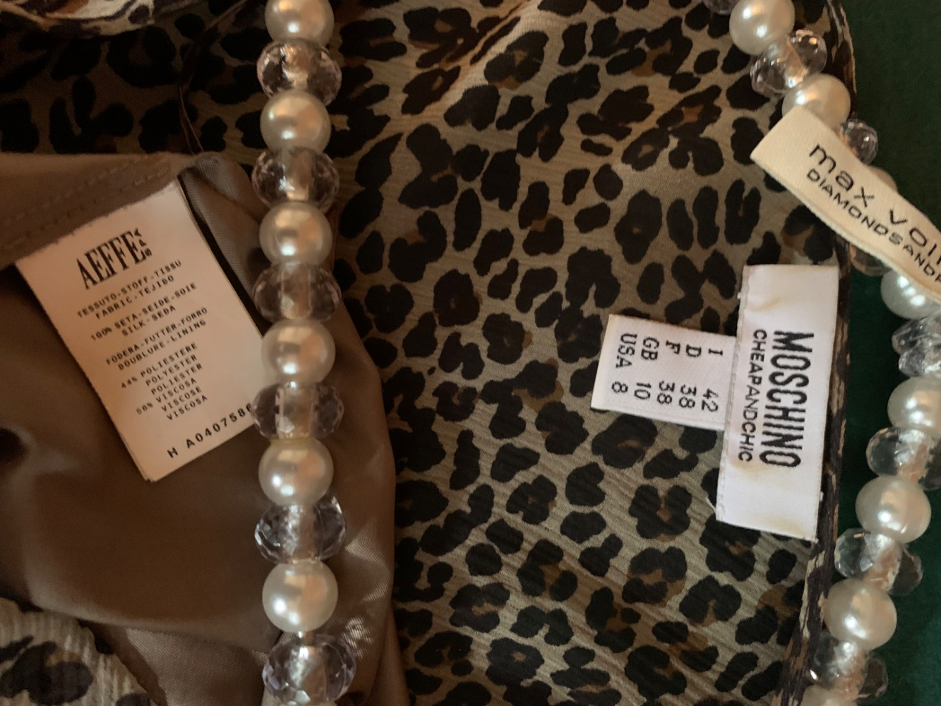 CHEAP & CHIC Moschino MOSCHINO NEW SEIDE KLEID