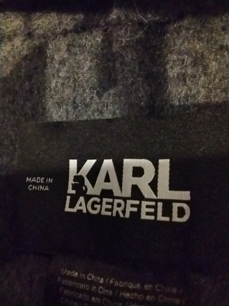 Karl Lagerfeld Reversible KL Monogram Cape