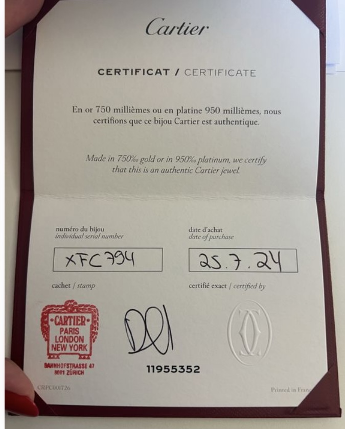 Cartier Love 54