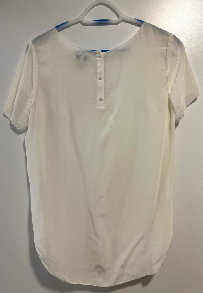 Joie Seiden-T-Shirt in Creme/Ecru