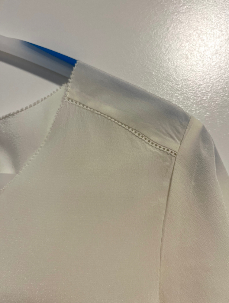 Joie Seiden-T-Shirt in Creme/Ecru