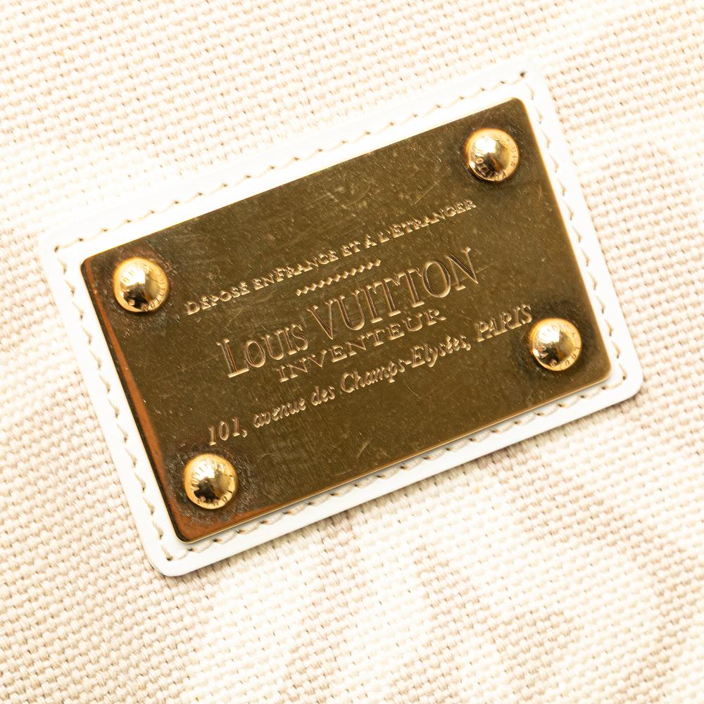 Louis Vuitton B Louis Vuitton Brown Beige Canvas Fabric Monogram Tahitienne Cabas GM France