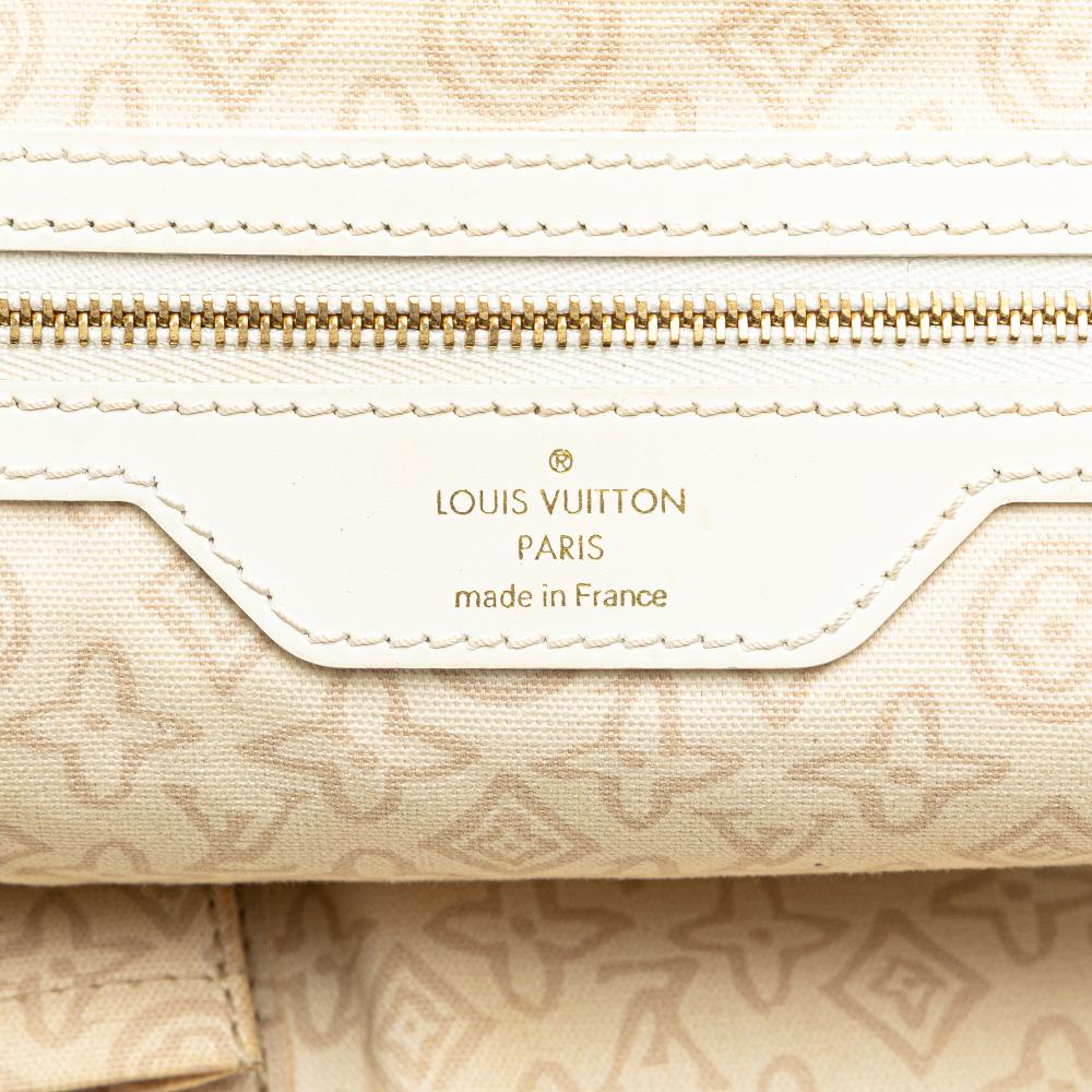 Louis Vuitton B Louis Vuitton Brown Beige Canvas Fabric Monogram Tahitienne Cabas GM France