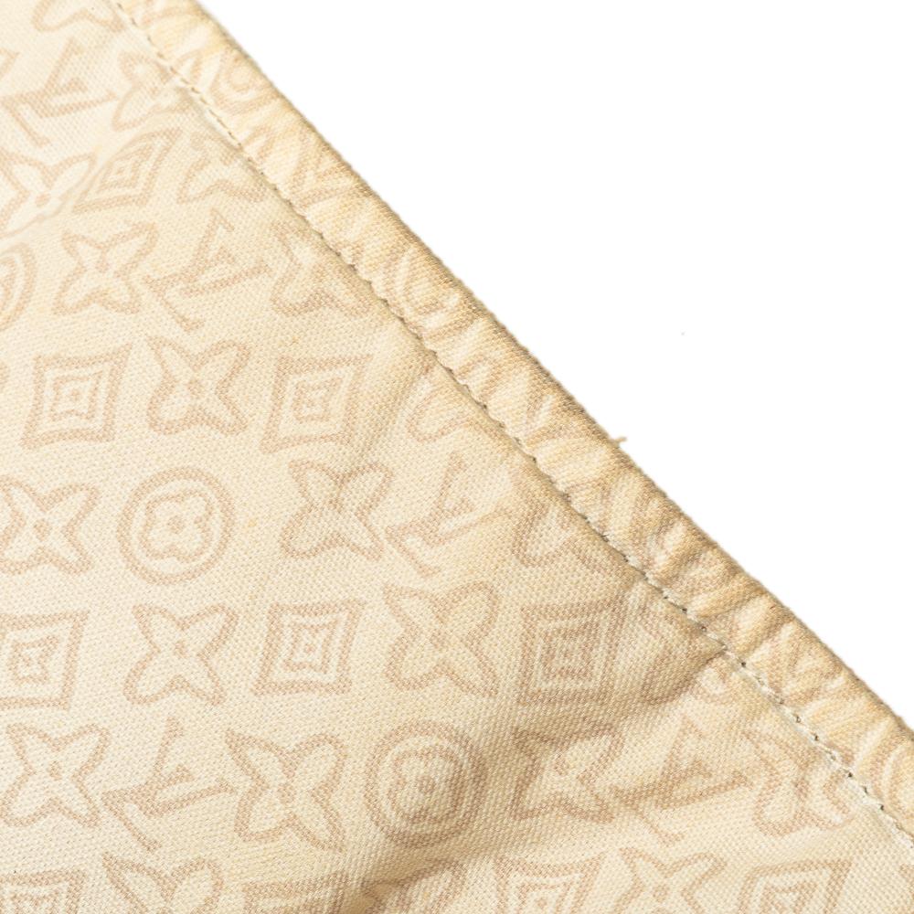 Louis Vuitton B Louis Vuitton Brown Beige Canvas Fabric Monogram Tahitienne Cabas GM France