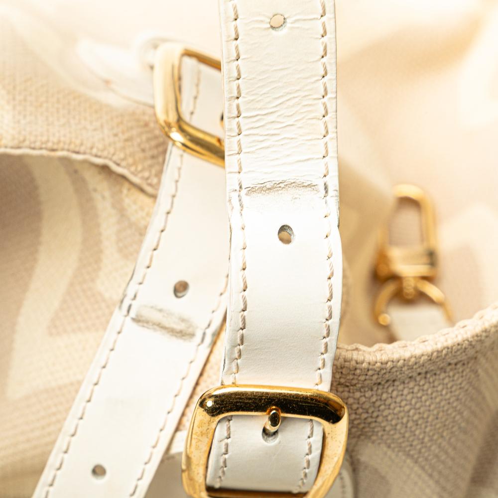 Louis Vuitton B Louis Vuitton Brown Beige Canvas Fabric Monogram Tahitienne Cabas GM France