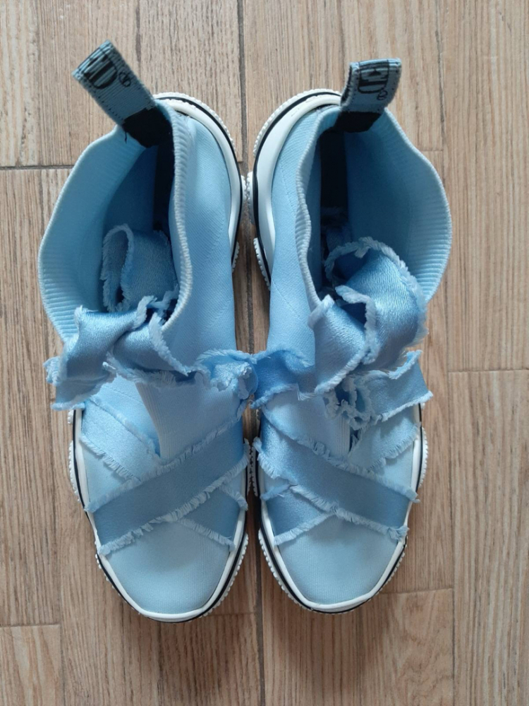 Red Valentino Sock lace up trainers