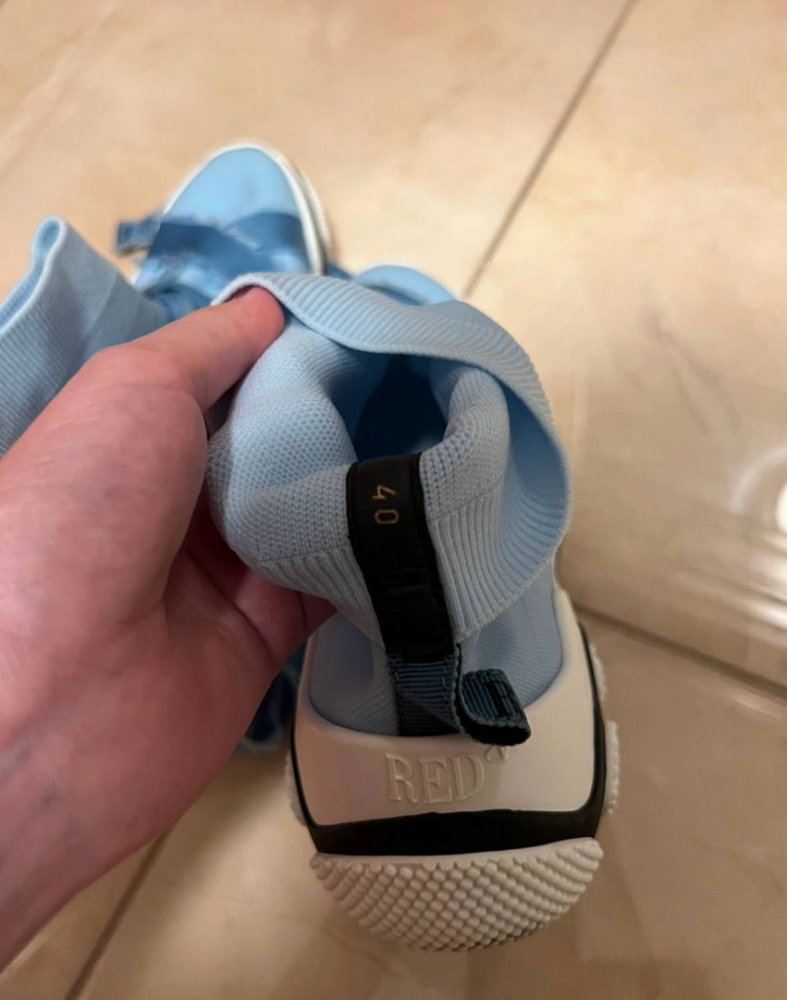 Red Valentino Sock lace up trainers