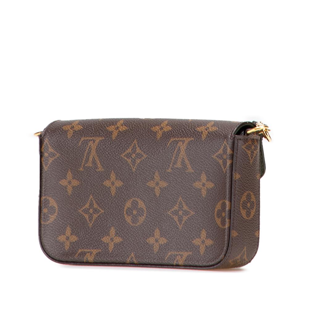 Louis Vuitton B Louis Vuitton Brown Monogram Canvas Canvas Monogram Felicie Strap And Go Italy
