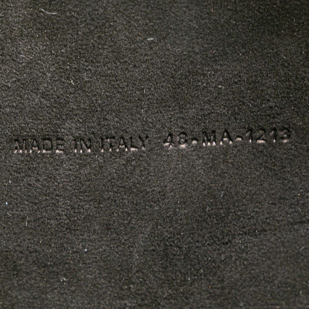 Christian Dior AB Dior Black Calf Leather Grained skin Caro Double Pouch Italy