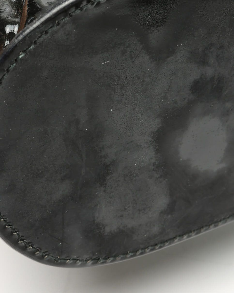 Gucci Web Patent Bucket Bag