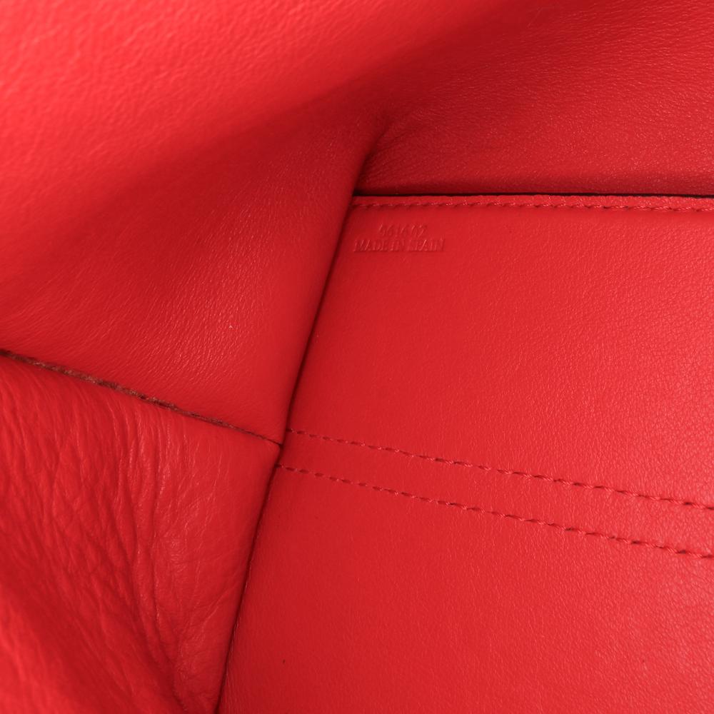 Loewe B LOEWE Red Calf Leather Repeat Anagram Avenue Crossbody Spain