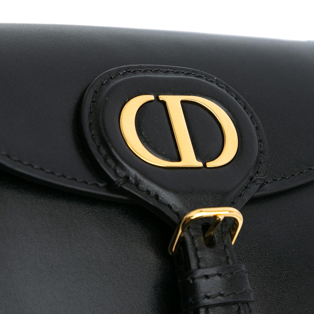 Christian Dior AB Dior Black Calf Leather Micro skin Bobby Crossbody Italy